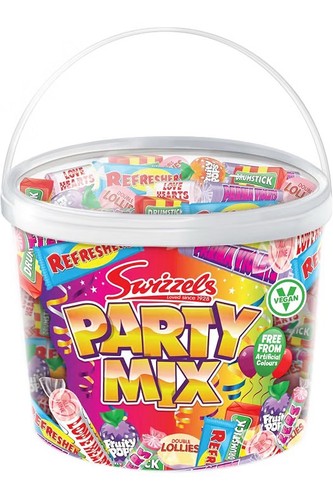 Swizzels party mix tub - swizzels,