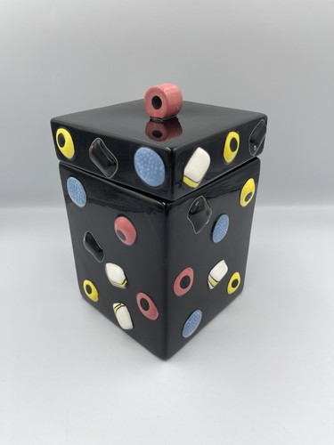 Retro liquorice allsorts jar - liquorice,