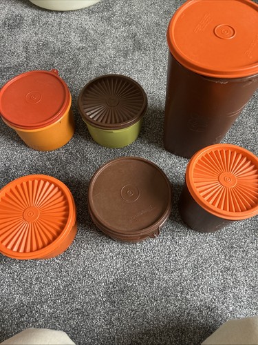 Vintage tupperware containers - vintage,