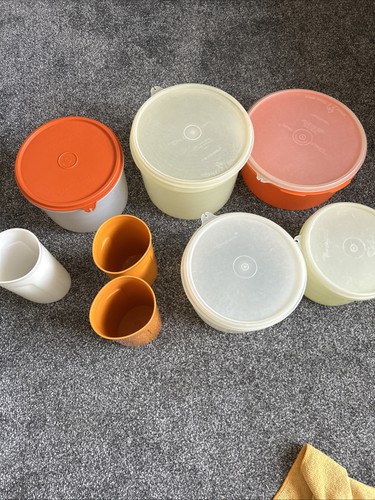 Vintage tupperware containers - vintage,
