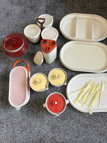 Vintage tupperware containers - vintage,