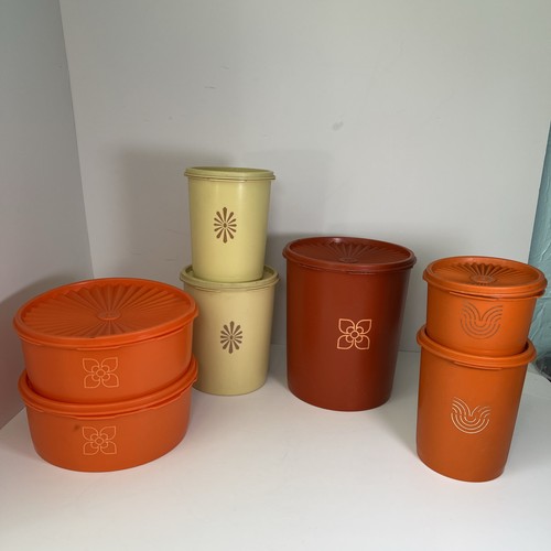 Vintage retro tupperware - vintage,