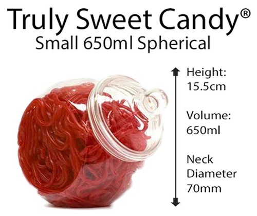 Plastic sweet jars - sweet,