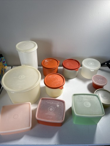 Vintage tupperware containers - vintage,