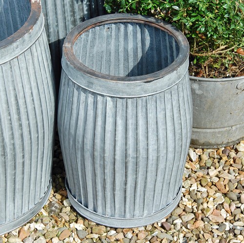 Small vintage style galvanised