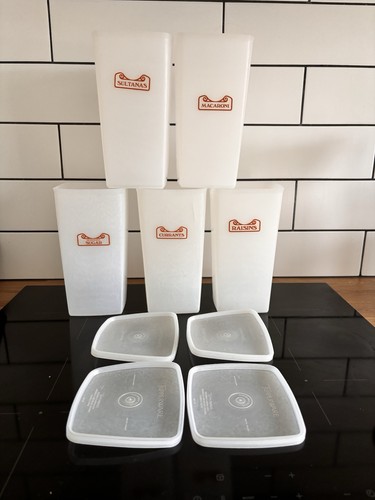 Vintage tupperware set 70s - vintage, 9