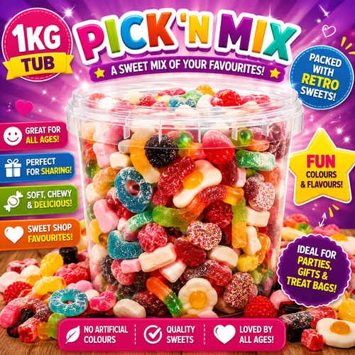 1kg pick mix - 1kg, tub