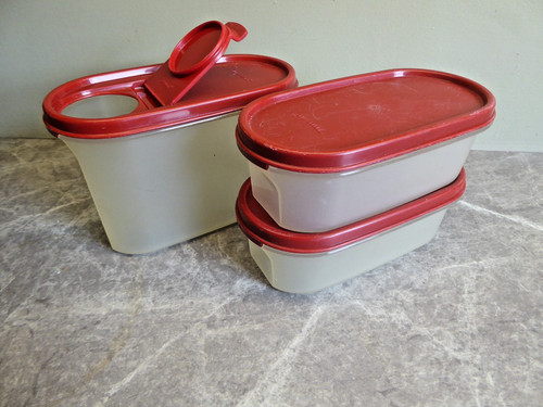 Vintage tupperware storage - vintage,